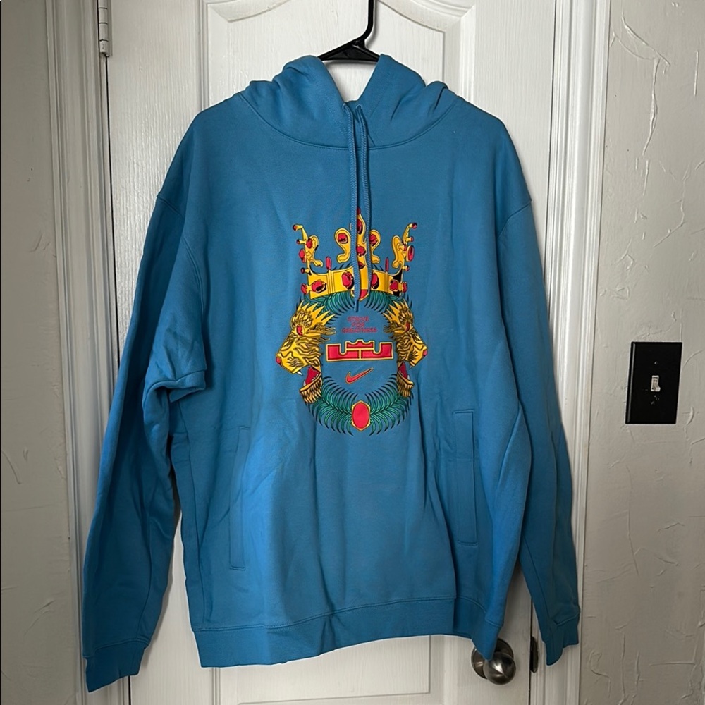 Nike Strive for Greatness Blue Graphic Hoodie